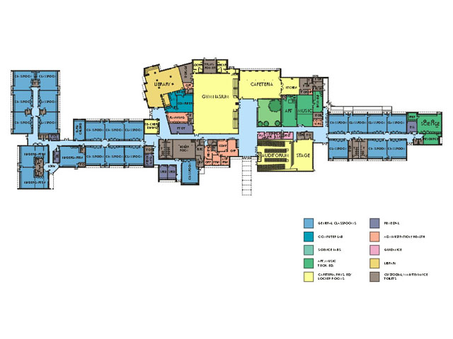 Middle School Floor Plan